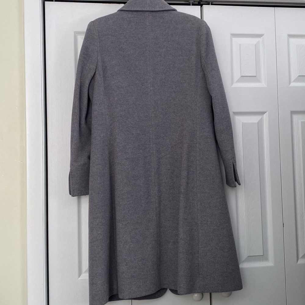 Cinzia Rocca Grey Wool Size 12 Coat - Picture 2 of 7